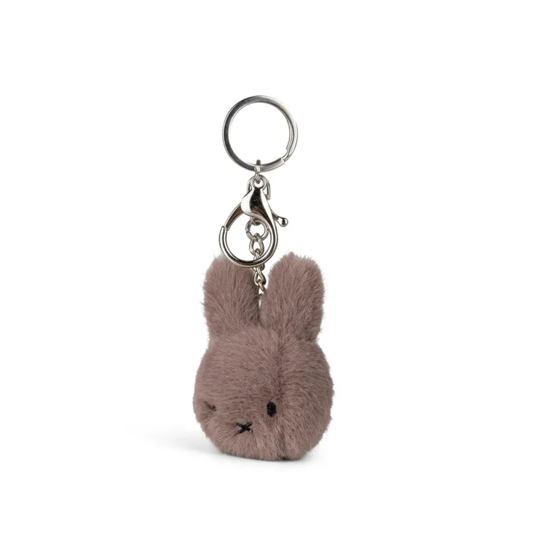 026 01 Miffy ECO Fuzzy Keychain 8cm Taupe Classic Ediiton 02
