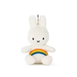 028 Miffy Rainbow Keychain 10cm Ring Edition Offwhite 01