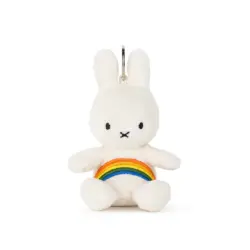 028 Miffy Rainbow Keychain 10cm Ring Edition Offwhite 01
