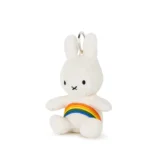 028 Miffy Rainbow Keychain 10cm Ring Edition Offwhite 02