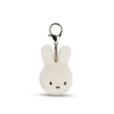 029 01 Miffy Eco Fuzzy Keychain 8cm Offwhite Clasp Edition 01
