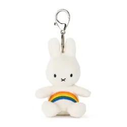 037 Miffy Rainbow Keychain 10cm Clasp Edition Offwhite 01