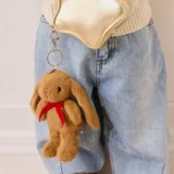 005 09 Snuggle Bunnies Penelope Keyring Toffee 03