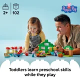 0255 Lego Duplo Peppa Pig Grandpa Pig S Garden and Greenhouse 10461 03