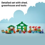 0255 Lego Duplo Peppa Pig Grandpa Pig S Garden and Greenhouse 10461 05