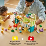 0260 Lego Duplo 3 in 1 Modern Family House with Figures 10470 04