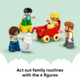 0260 Lego Duplo 3 in 1 Modern Family House with Figures 10470 07