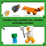 0271 Lego Minecraft Chicken Farm 21585 06