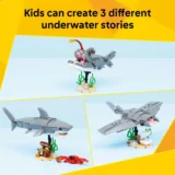 0279 Lego Creator 3 in 1 Fierce Shark with a Treasure Chest 31381 04