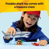 0279 Lego Creator 3 in 1 Fierce Shark with a Treasure Chest 31381 06