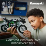0286 Lego Technic Kawasaki Ninja H2r Motorcycle 42170 03