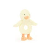 1181 Jellycat Bashful Duckling Ring Rattle 01
