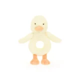 1181 Jellycat Bashful Duckling Ring Rattle 02