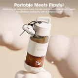 016 Zowoki Gn High Borosilicate Glass Water Bottle with Anti Slip Cup Holder 710ml 06