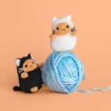 030 Noodoll White Kitty Ricespud 15cm 02