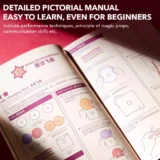Open Instruction Manual with Colorful Diagrams and Step by step Illustrations for Beginners to Follow This Pictorial Guide