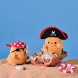 042 and 043 Noodoll Pirate Ricespud and Captain Spudhook Ricespud 15cm 02