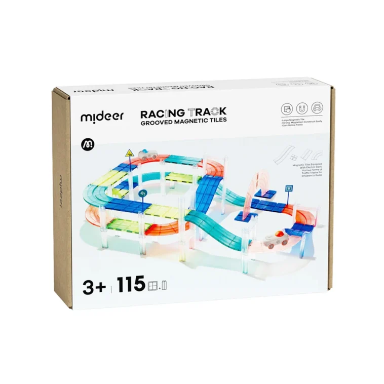 051 Mideer Racing Track Grooved Magnetic Tiles 115pcs 01