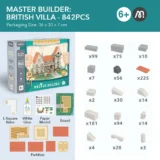 052 Mideer Master Builder British Villa 842pcs 07