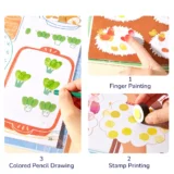 058 Mideer Creative Finger Paint Kit Animal Party 04
