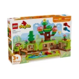 Lego Duplo Discovery Forest Box Showing a Colorful Forest Playset with Animals for Ages 3+