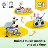 0341 Lego Creator 3 in 1 Music Decor Piano with Cat 31392 03