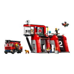 0357 Lego City Fire Station with Fire Truck 60414 01