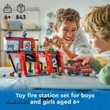 0357 Lego City Fire Station with Fire Truck 60414 03