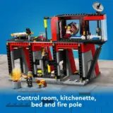 0357 Lego City Fire Station with Fire Truck 60414 06