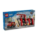 0357 Lego City Fire Station with Fire Truck 60414 08
