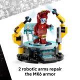 0384 Lego Marvel Iron Man S Laboratory Hall of Armor 76315 05