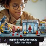0384 Lego Marvel Iron Man S Laboratory Hall of Armor 76315 06