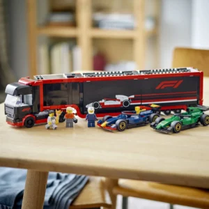 0404 Lego City F1 Truck with Rb20 and Amr24 F1 Cars 60445 02