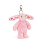 1192 Jellycat Blushkin Blossom Bunny Bag Charm 01