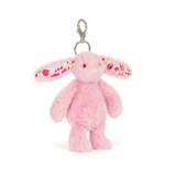 1192 Jellycat Blushkin Blossom Bunny Bag Charm 01