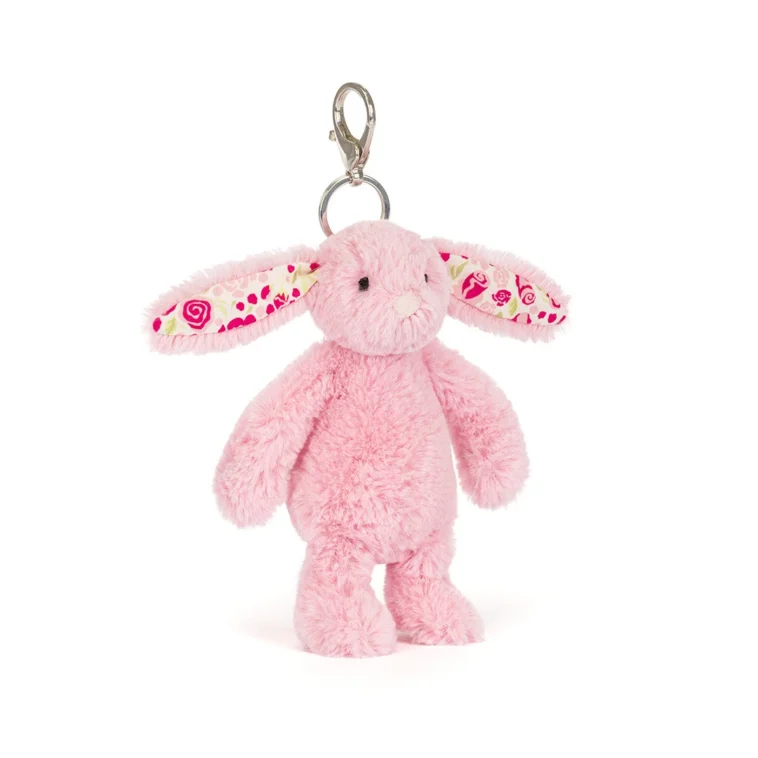 1192 Jellycat Blushkin Blossom Bunny Bag Charm 01