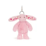 1192 Jellycat Blushkin Blossom Bunny Bag Charm 02