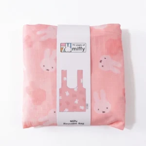 003 01 Miffy 70th Cutesy Reusable Bag Pink 01