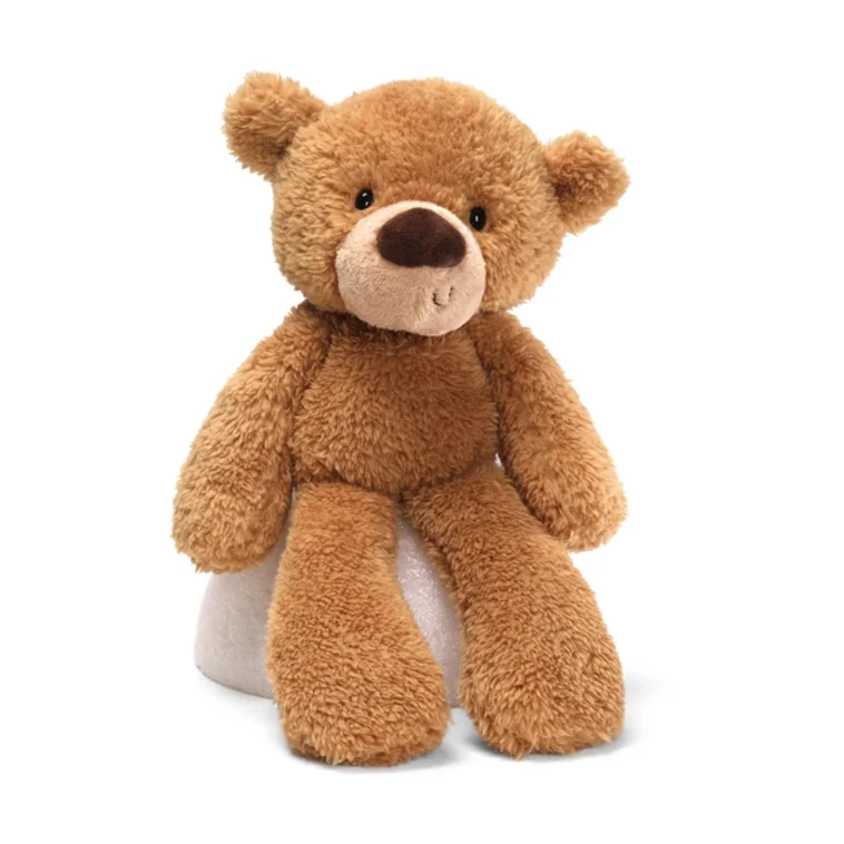 008 Gund Fuzzy Beige Bear 15 Inches 01