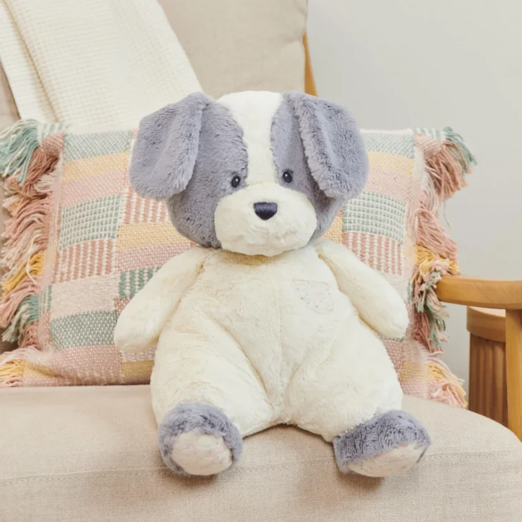 022 01 Gund Baby Oh So Snuggly Puppy 12 5 Inches Grey and White 02