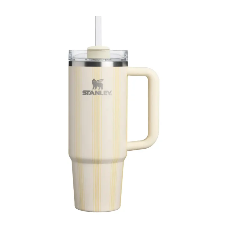 0185 Stanley The Quencher H2 0 FlowState Tumbler 30oz Cream Picnic Stripe 01