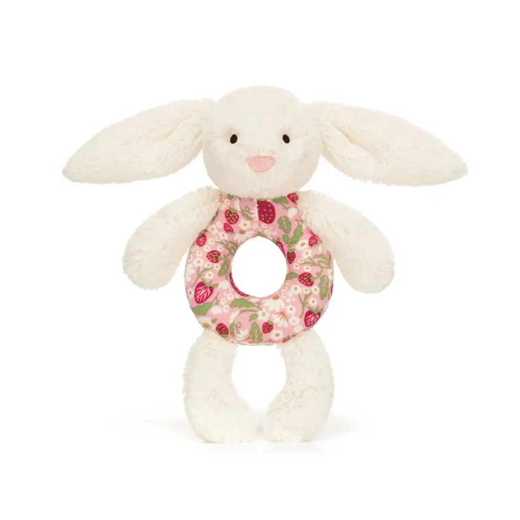 1201 Jellycat Blossom Cream Bunny Berry Ring Rattle 02